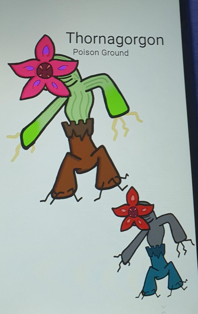 If Horror characters were in pokemon:1. Demogorgon
