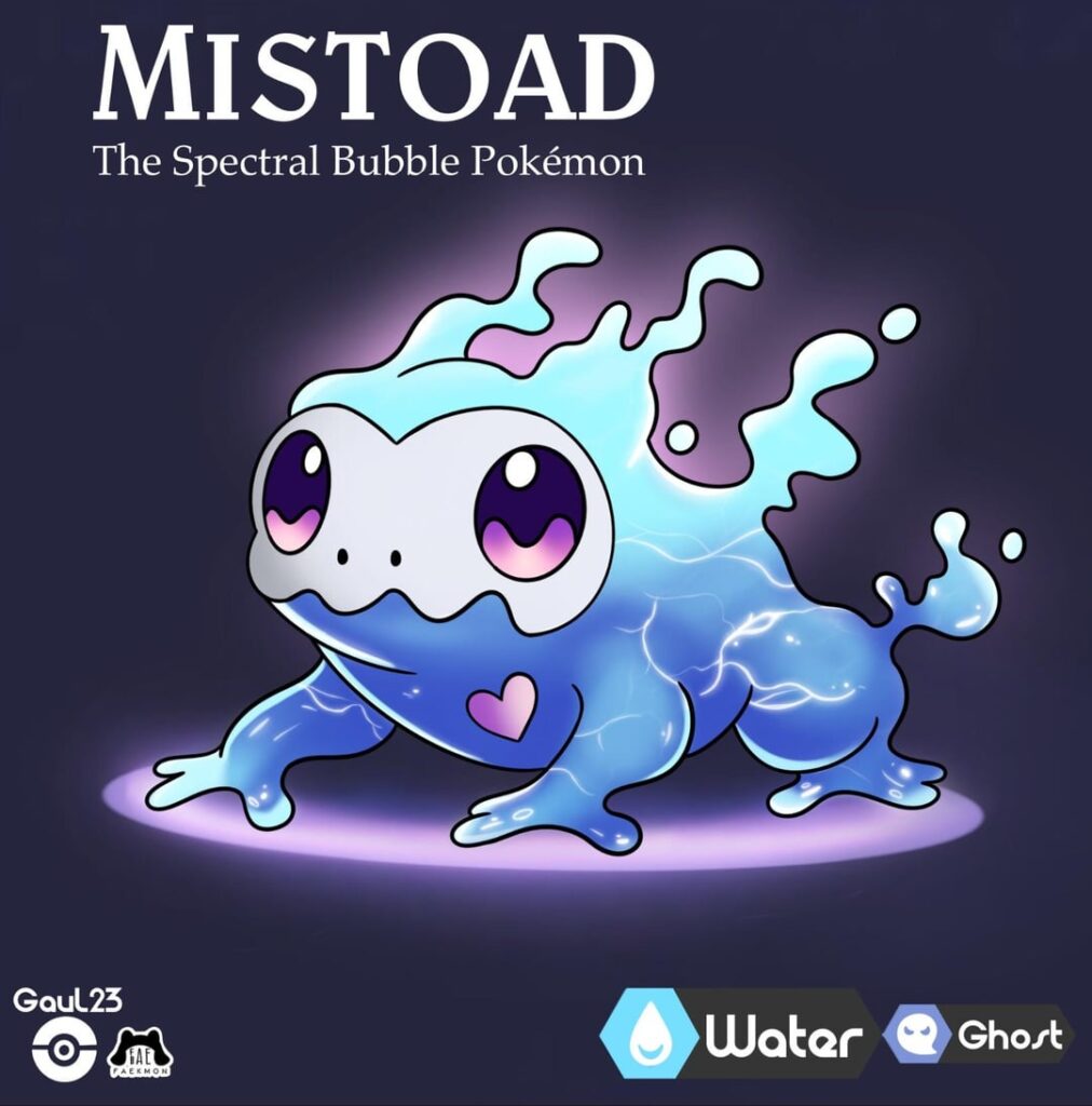 Mistoad, a Frog fakemon by me :3