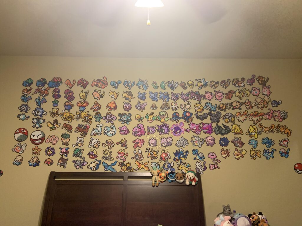 Hi, I’m autistic and obsessed with Pokémon. Before I moved, I lined, colored and cut all 151 Pokémon. The results are pretty cool (: