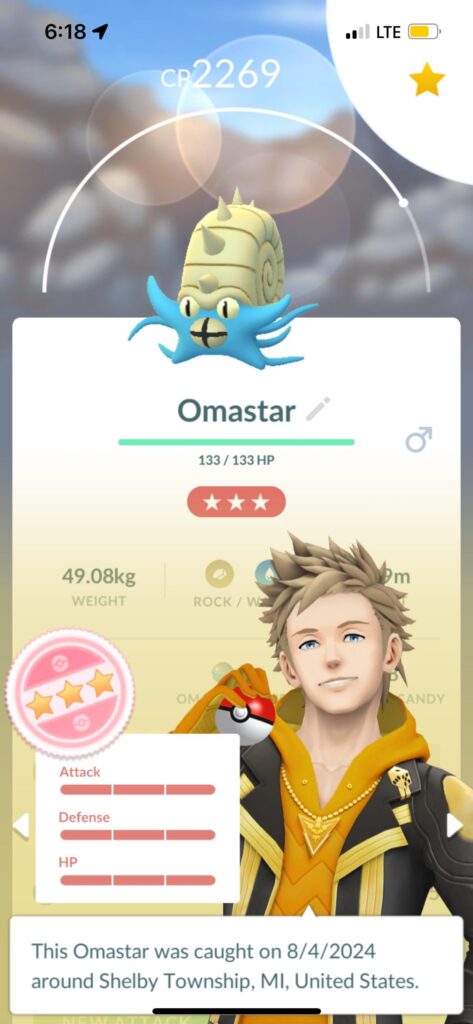 Pretty neat but Kabutops is one of my fav pokemon. Beggars can’t be choosers I guess