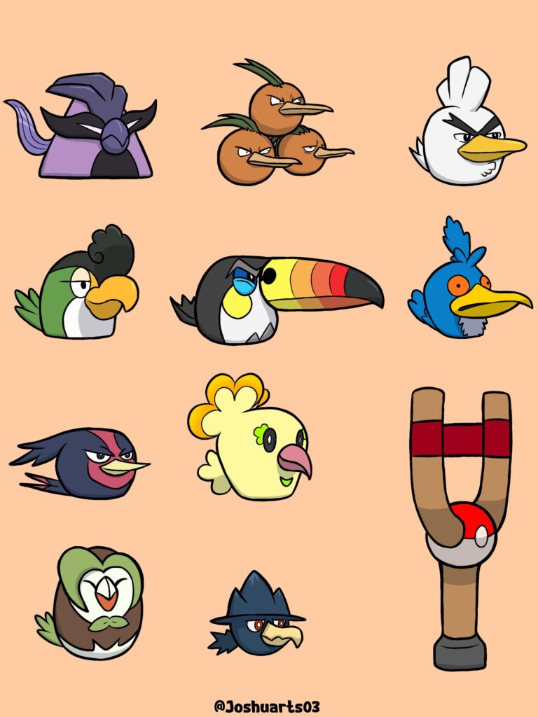 (OC) Angry Pokébirds