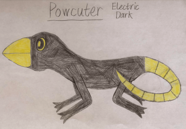Here is my very first Fakemon, I created this a while ago out of boredom. I intend to make more in the future. (Info on second page)