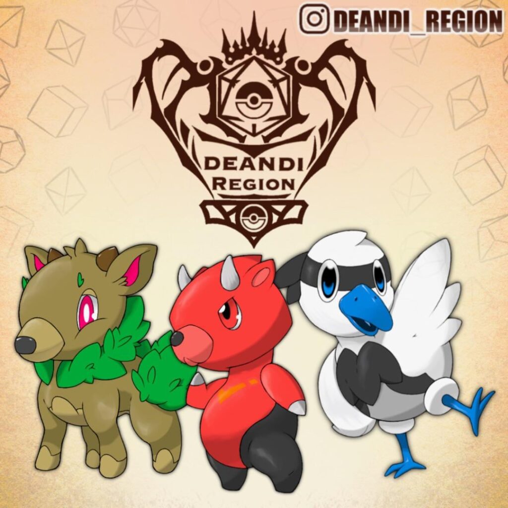 Starters for the Deandi region!! Cedeer, Bullygoat and Pupipeck!!