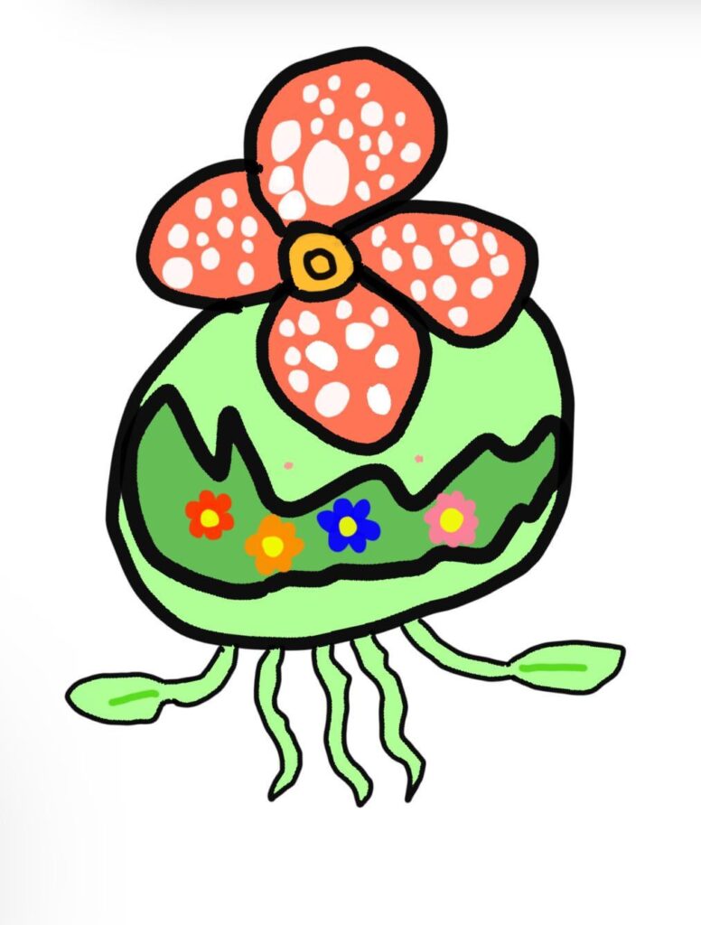 Vilecent vileplume jellicent male fusion