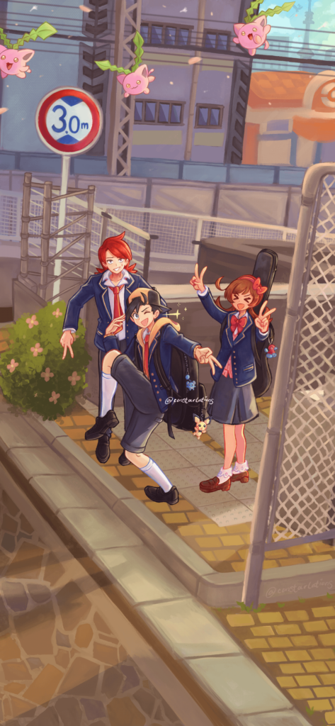Ethan, Silver, and Lyra back to School 🌸