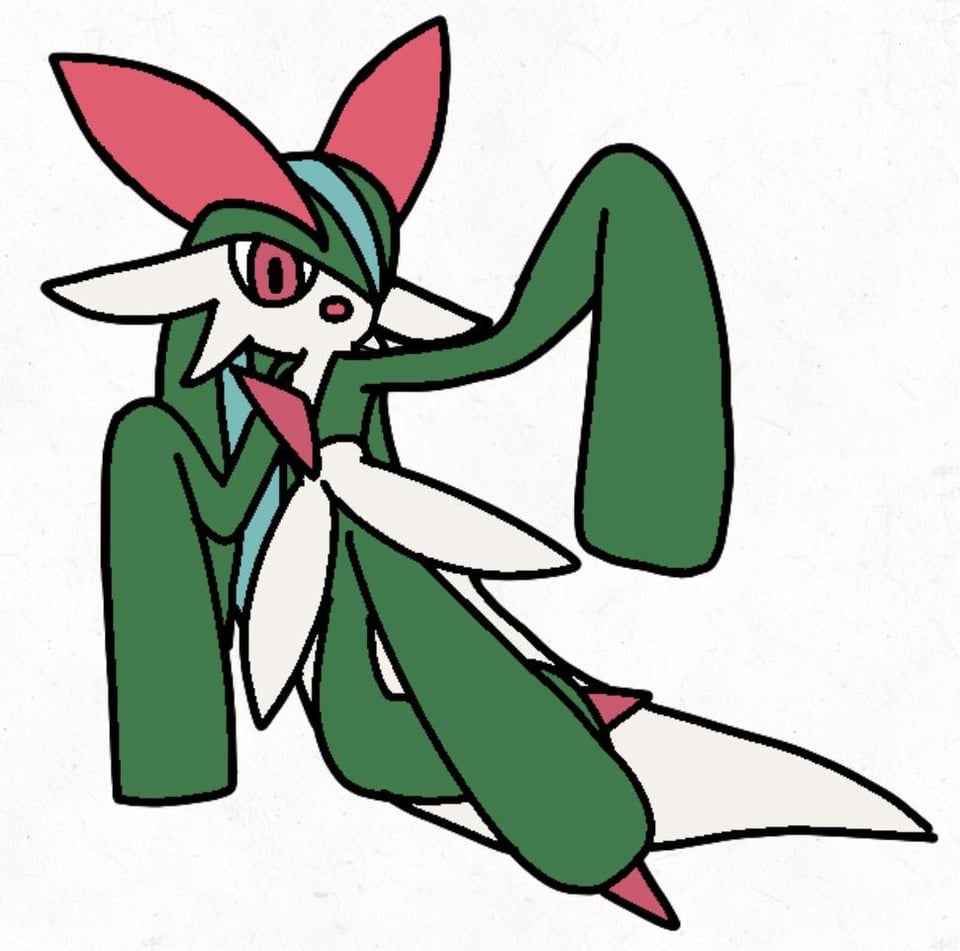 Gardevoir and Gallade but with swapped stats and type combos