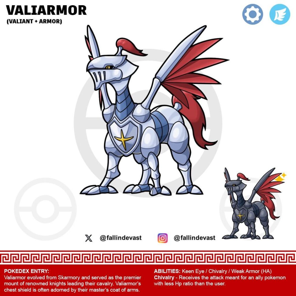 Skarmory Evolution Fakemon