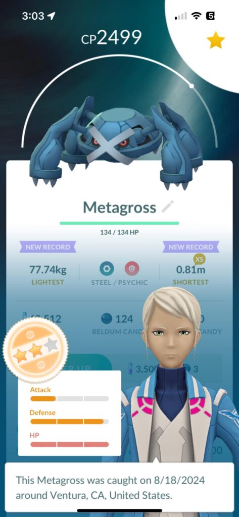 Best possible metagross for ultra?
