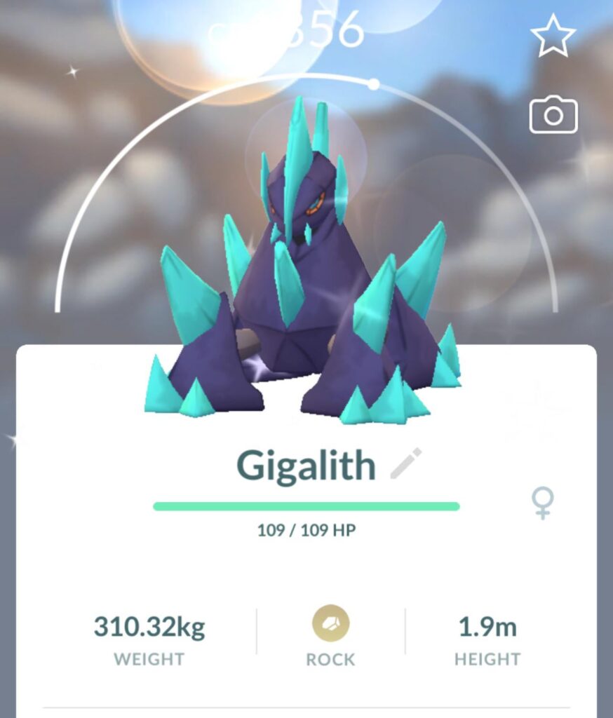 Shiny Gigalith Achieved!