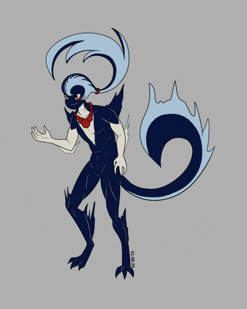 Darkrai gijinka named Darky (OC)