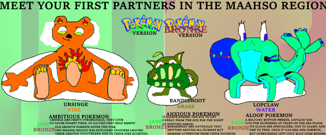 Pokemon Jade and Pokemon Bronze: Welcome to the Maahso Region! (Special Shoutout to CertainUnit)