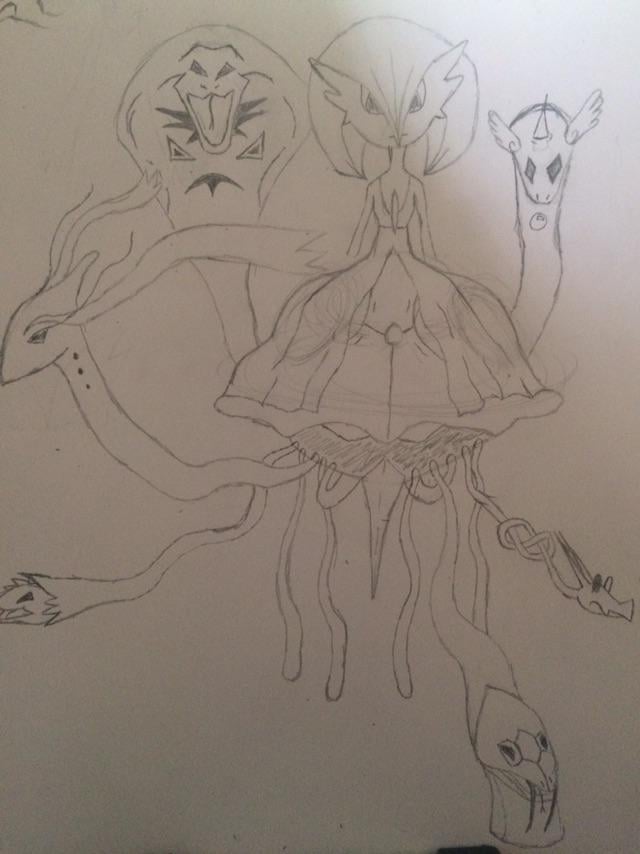 Scylla With Pokemon.