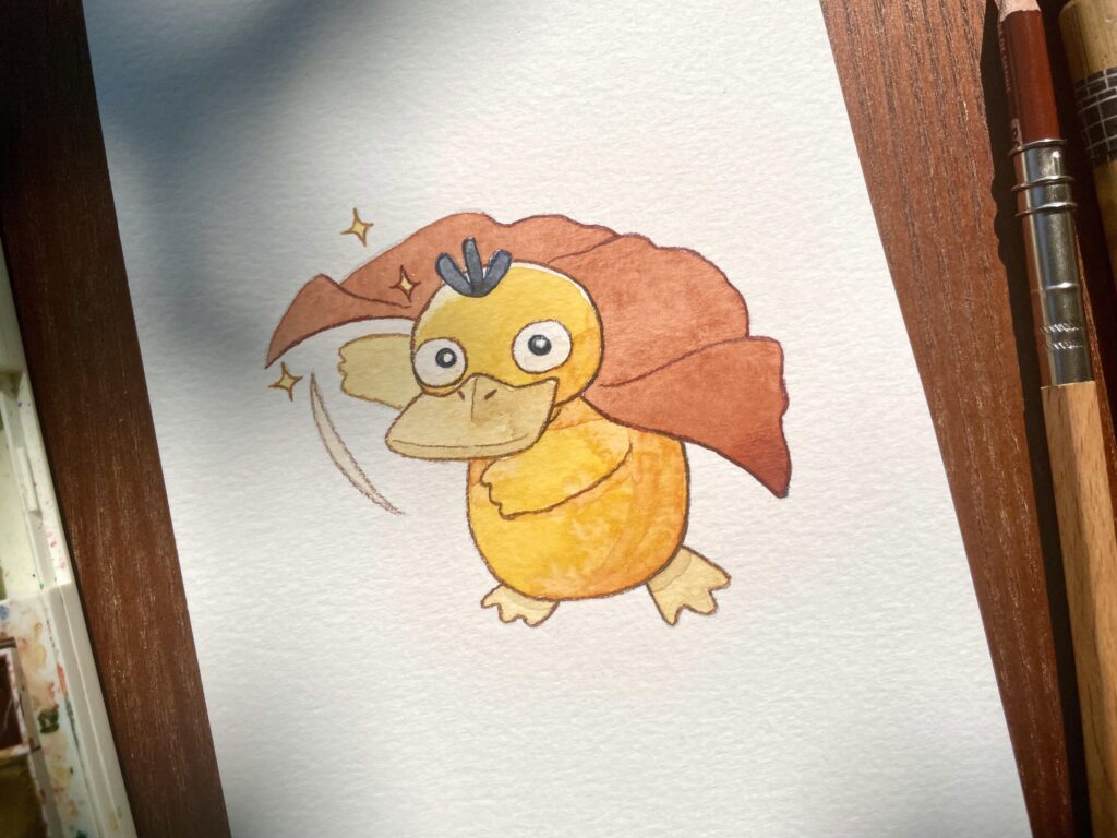 Psyduck is here to save the day (oc)