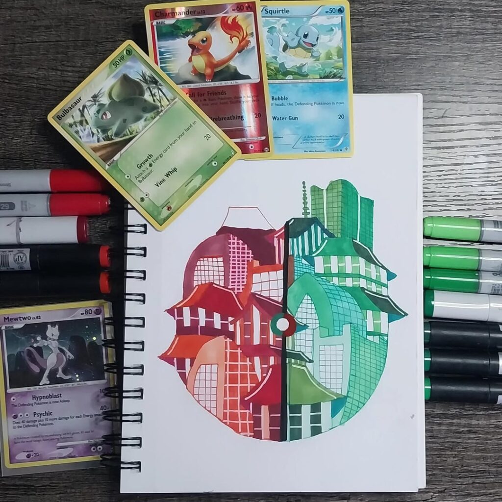 Architecture Poke Balls (Gen 1-4)