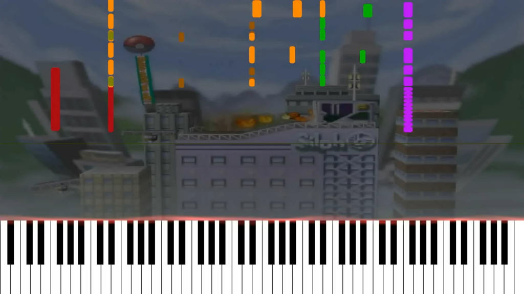 The origina instruments that were used to arrange the Pokemon Theme for Super Smash Bros