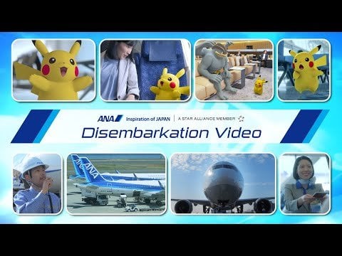 ICYMI: In addition to the safety video, ANA (All Nippon Airways) also collaborated with The Pokémon Company on a disembarkation video