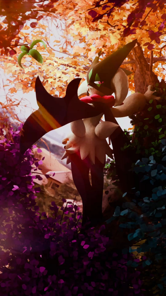 made a meowscarada animation in blender