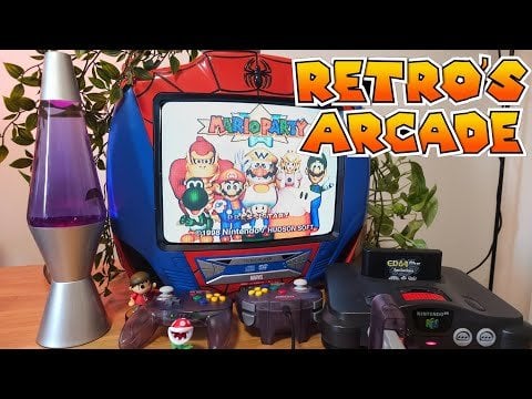 Wife and I played Nintendo 64 games on a Spiderman CRT. We played Ramage 64, Starfox and Mario Party 1 using Retrobit controllers. Rampage is probably my highlight - loved the NES version growing up and the N64 one is smooth!