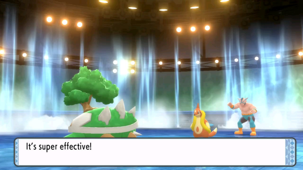 The luck on this fight. . .