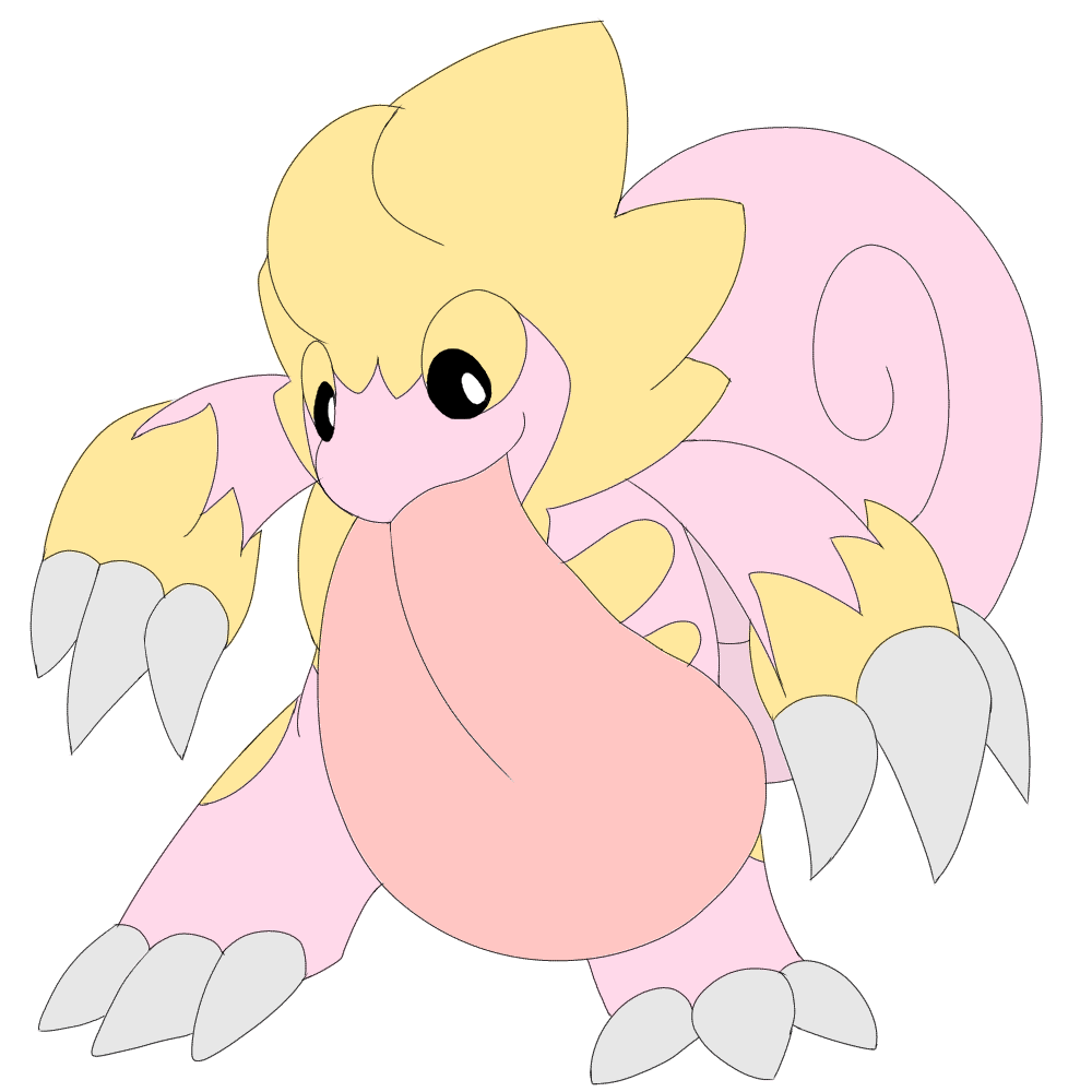 Horribly disfigured Lickilicky.