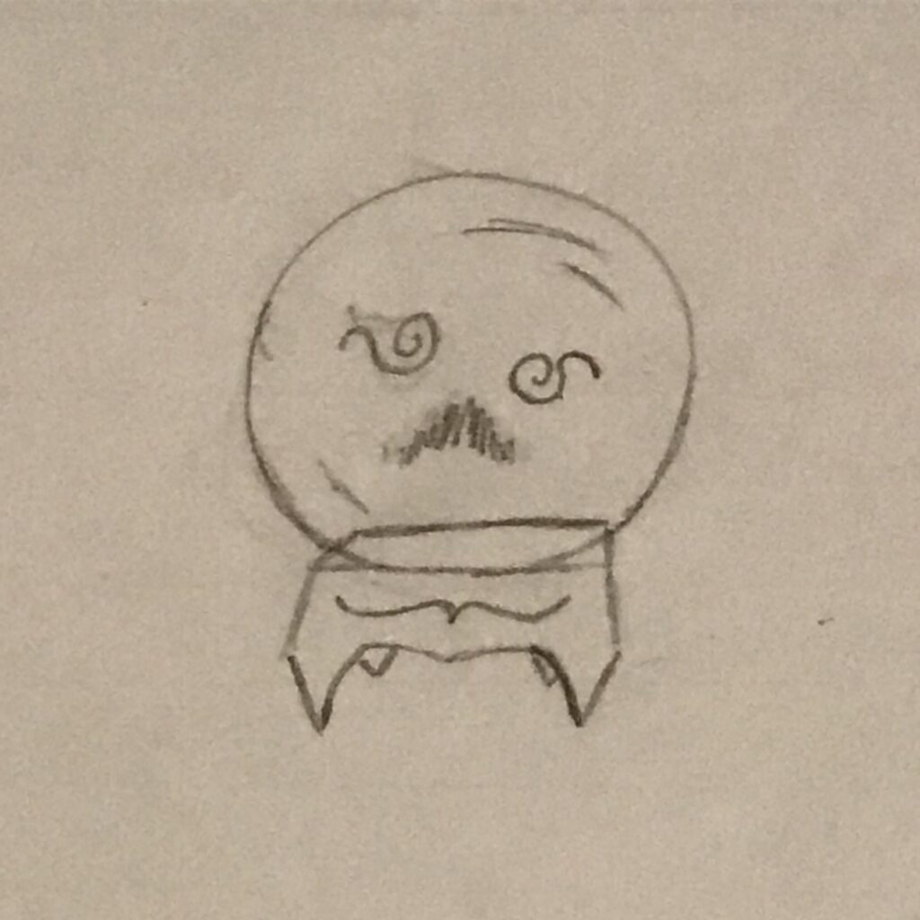 Enchantorb, a Psychic/Fairy type based on a crystal ball