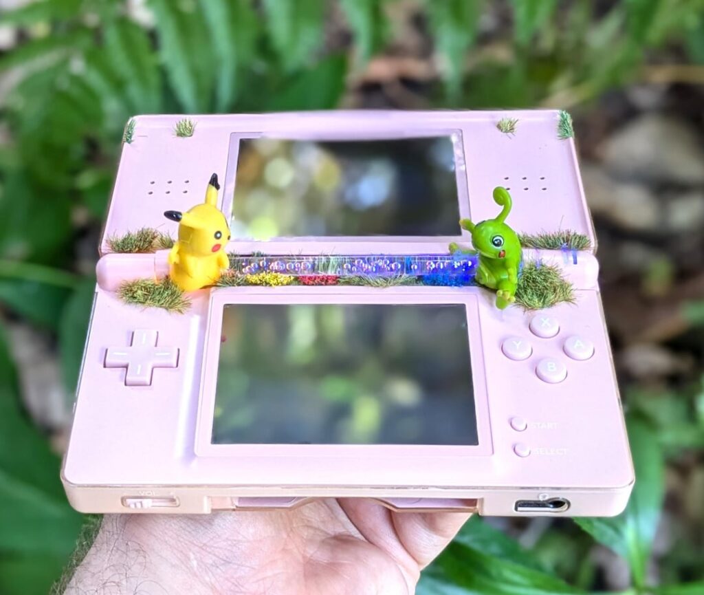 Pokemon themed Nintendo DS Lite I've created ⚡🐸⚡ [OC]