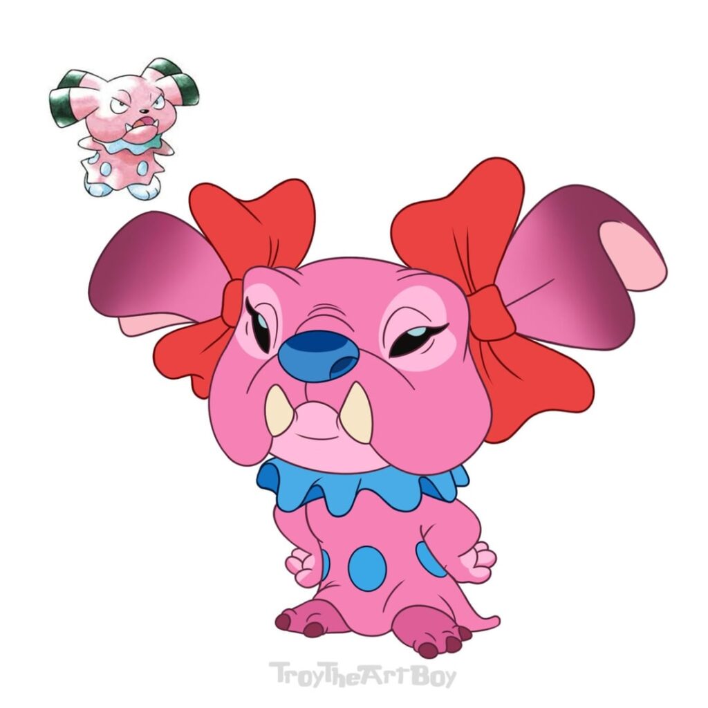 Drawing Pokémon as Lilo and Stitch experiments!