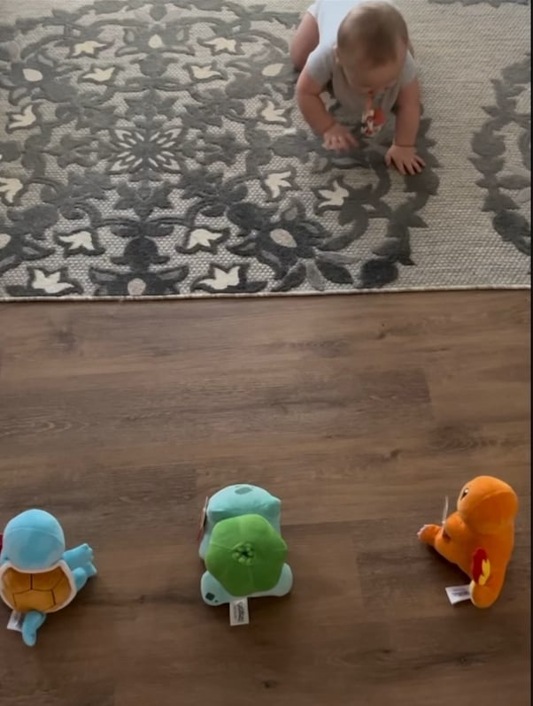 11-month old son chose his starter Pokémon!