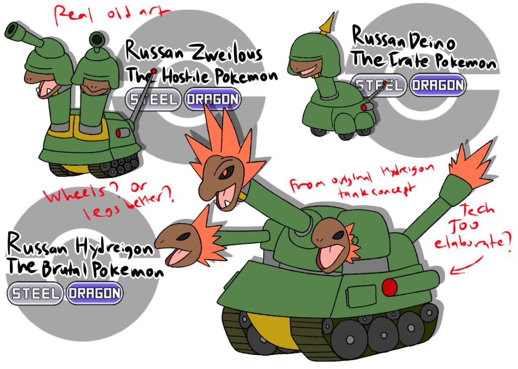 HELP WANTED - Russan Deino Line, how to revamp this design?
