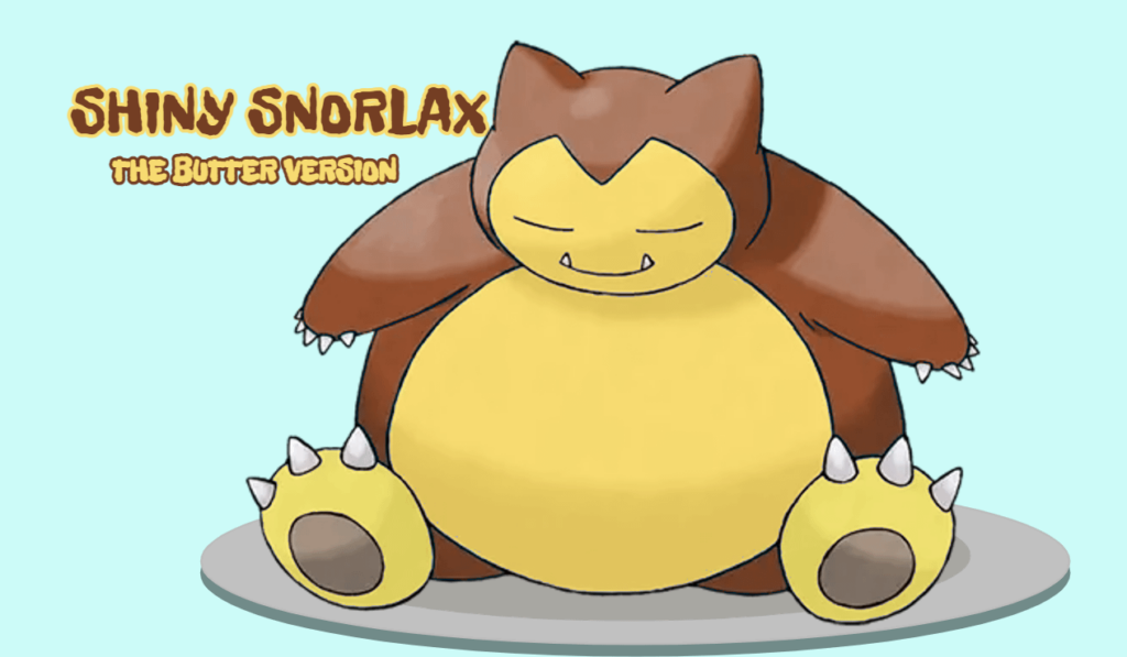 Butter and Pancakes inspired shiny snorlax :) [OC]