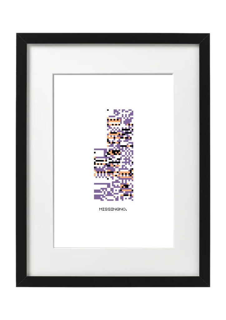 MissingNo. for the wall at home