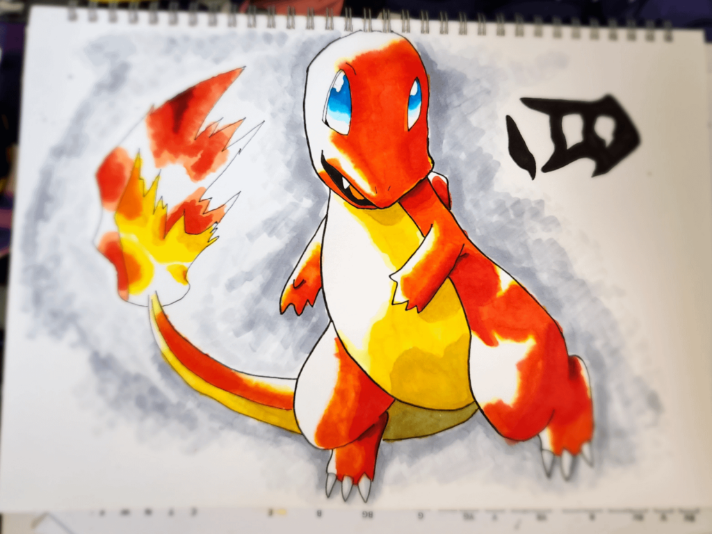 Charmander in the OG style.