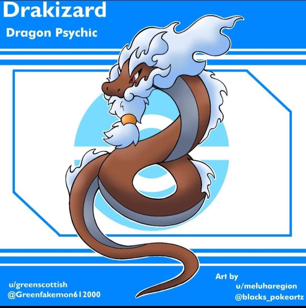 Drakizard, the final form to the Psuedo legendary