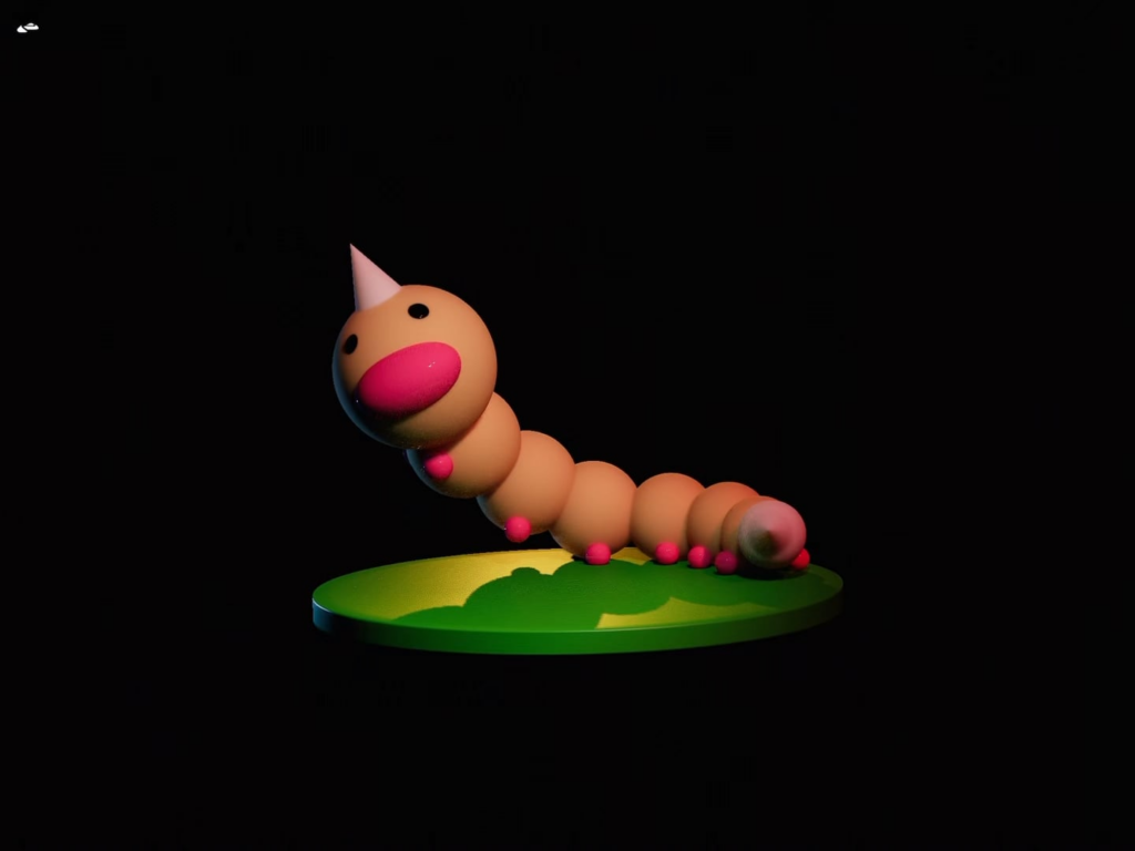 I Made Weedle in Nomad Sculpt
