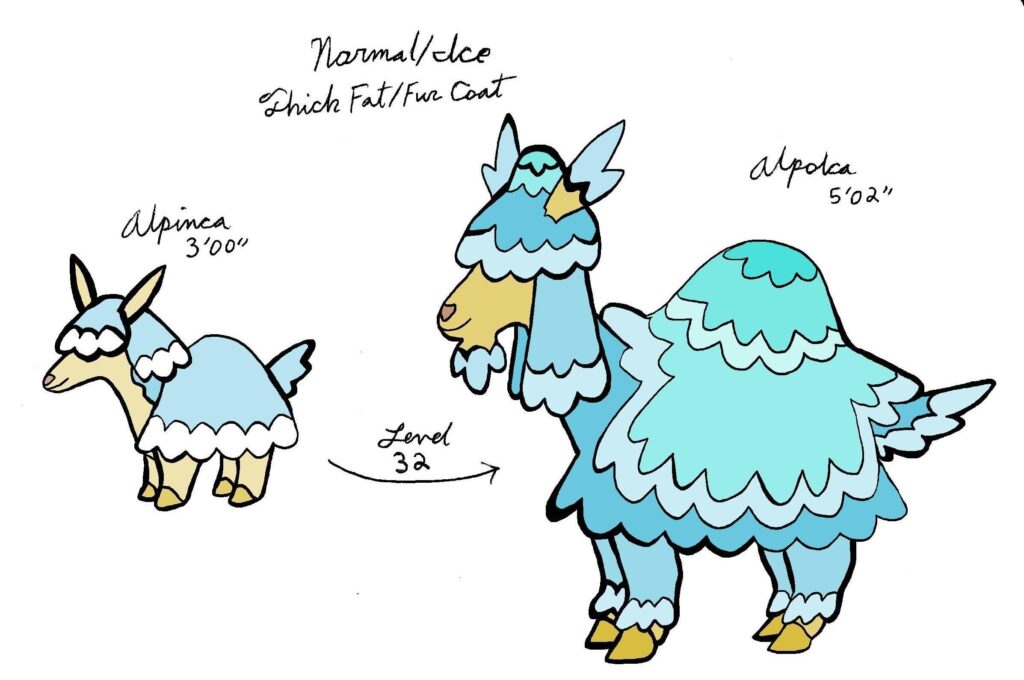 Alpaca Fakemon