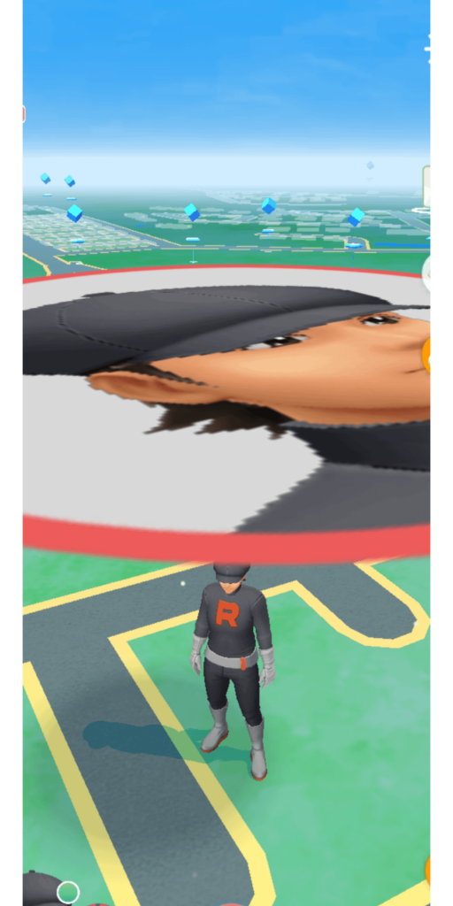 Looking up at the sky