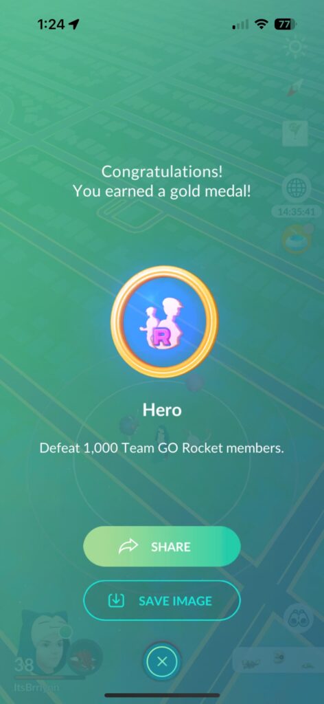 Not a single shiny out of 1000