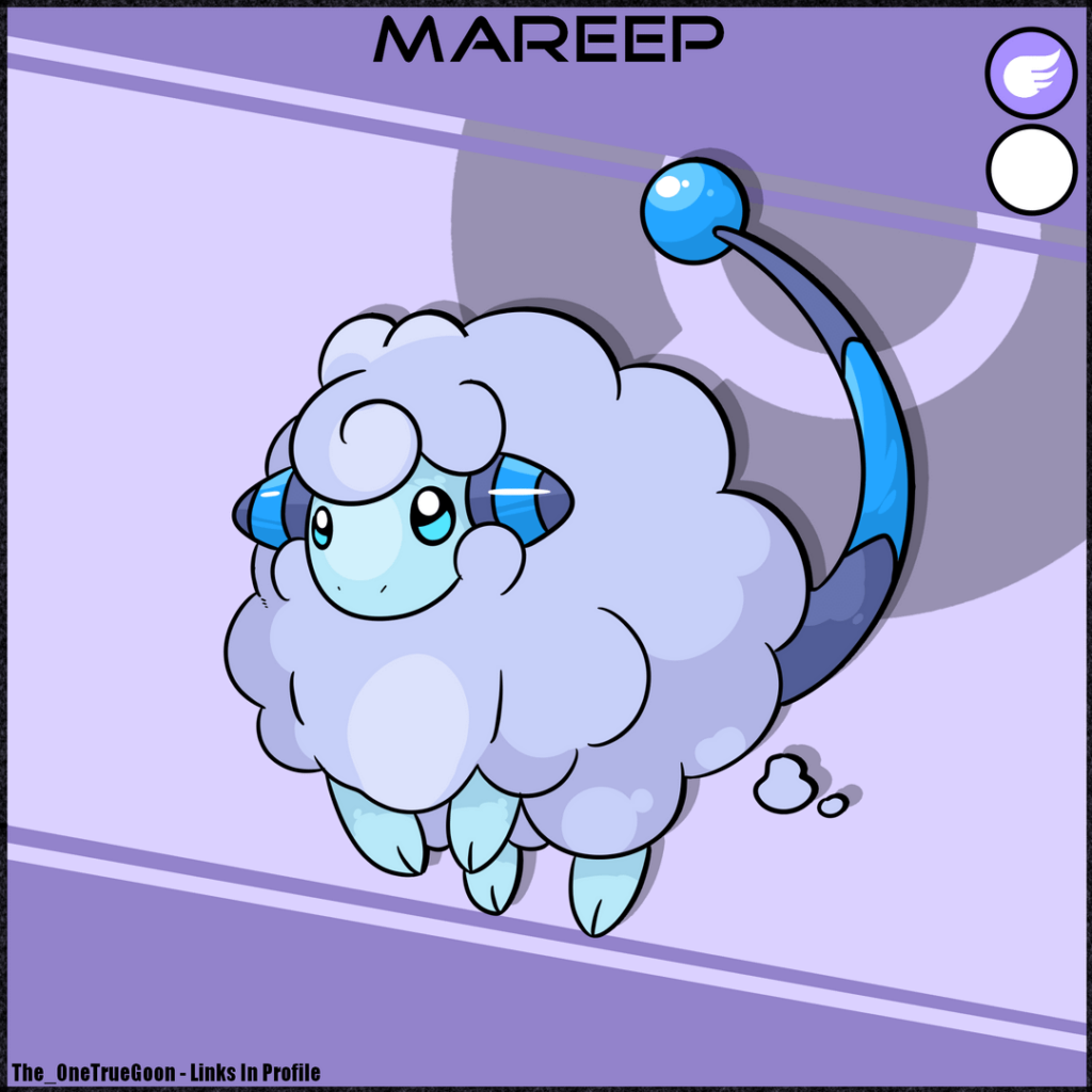 The Ostradan regional forms of the Mareep line with a new final form Altpharos.
