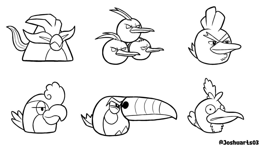 (OC) Doodled some birds