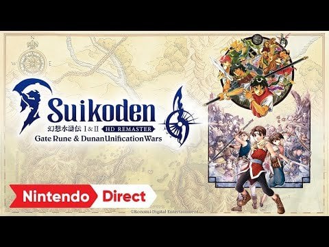 Suikoden I&II HD Remaster Gate Rune and Dunan Unification Wars – Nintendo Direct: Partner Showcase