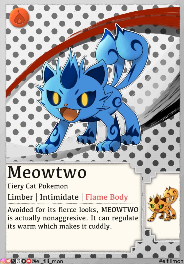 Drawing Young Matatabi as a Pokemon
