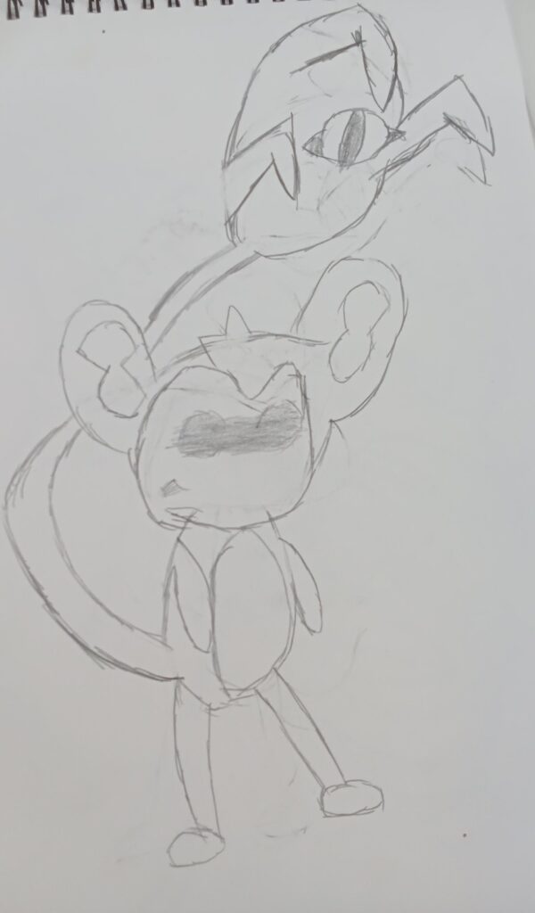 He can see you... Nightmare aipom