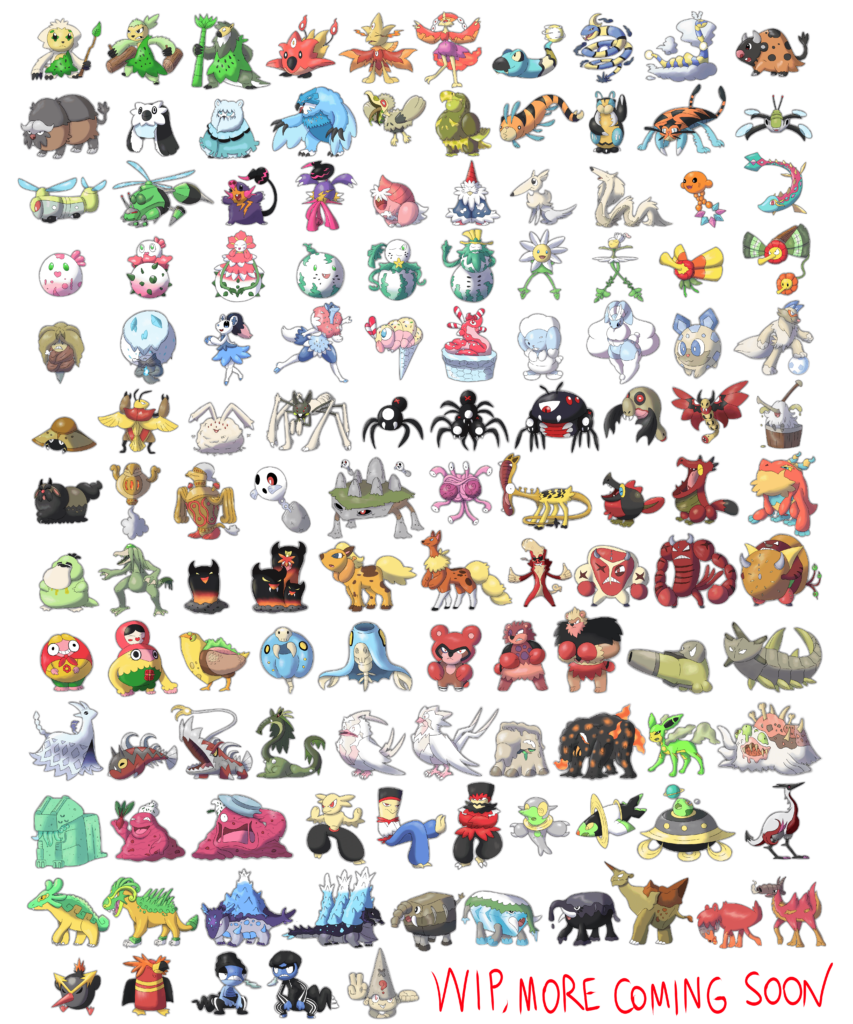 The Russo Region Pokedex (WIP) (Possibly Low Quality!)