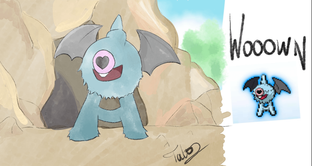 Trying to get back into practicing drawing after dealing with mental health. Who knew pokefusions were so cute?!