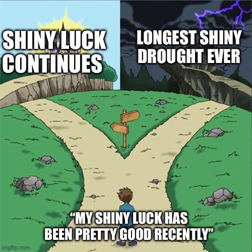 The two outcomes…