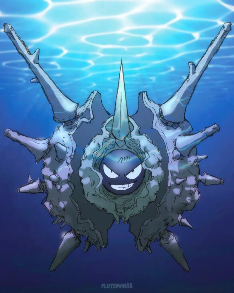 Cloyster / art by fluteman88