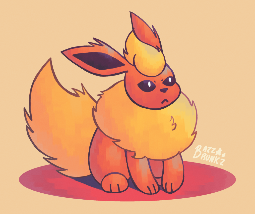A Fancy Flareon I drew today.