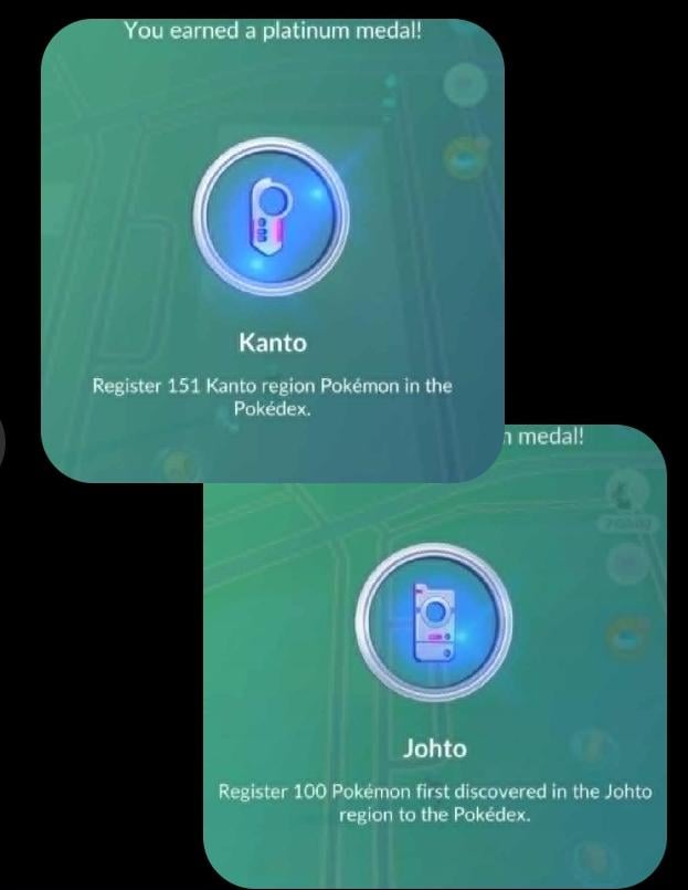 Finished Kanto and Johto Dex on the same day!