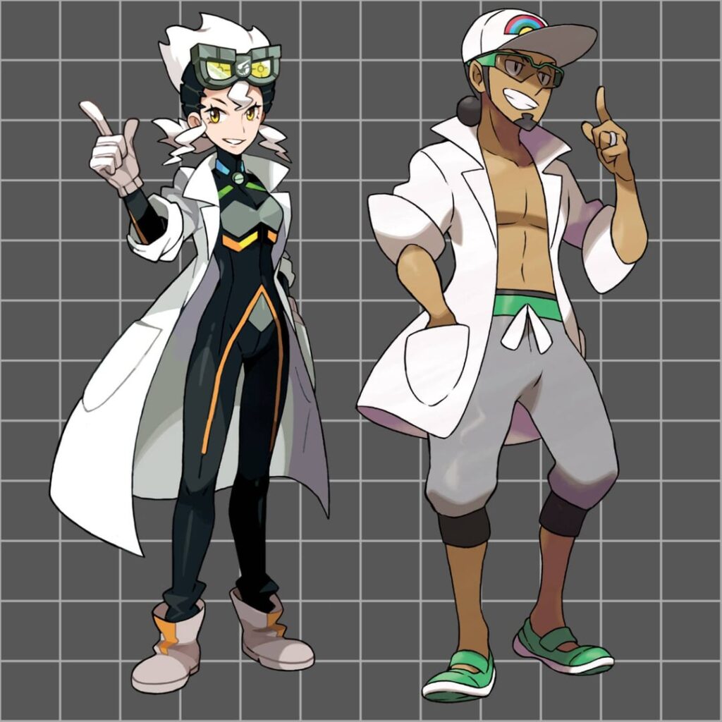 Fun fact: Kukui's lab coat in Sun and Moon is the same that his wife Burnet had in Pokémon Dream Radar, released four years earlier as part of Gen 5