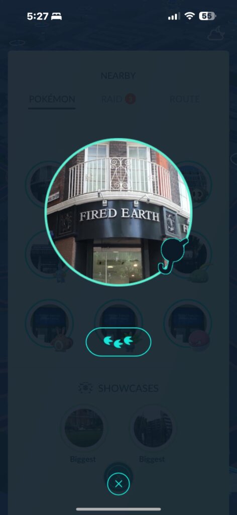 Never check pokemons nearby in the middle of the night